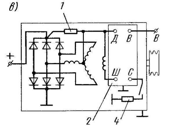 Схема подключения генератора урал 4320 ямз 236