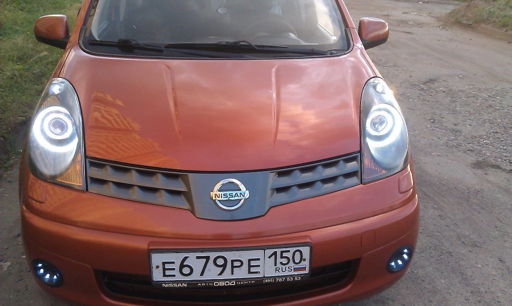 Тюнинг Оптики на Nissan Note E11
