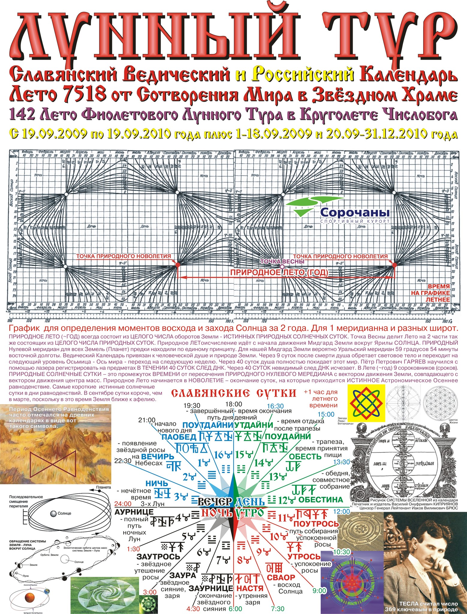 Образец календаря.