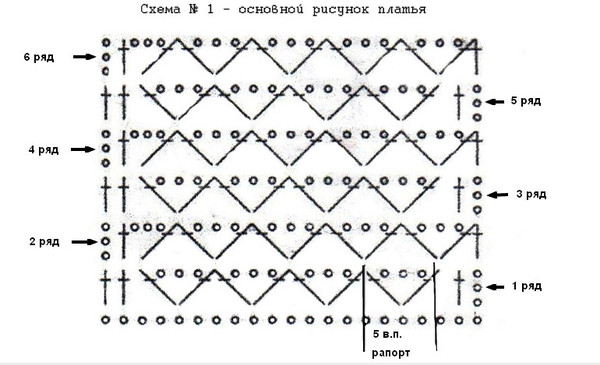 Галочка на схеме вязания 177