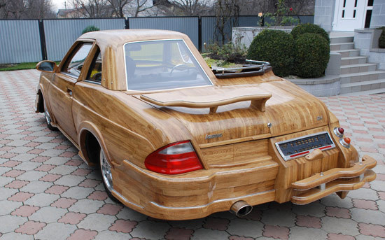 Автомобили из дерева