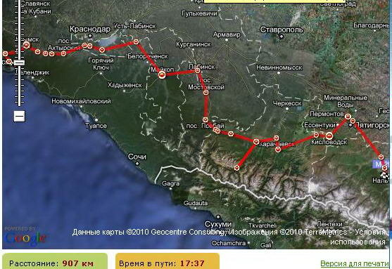 Карта новая дорога в сочи через горы карта