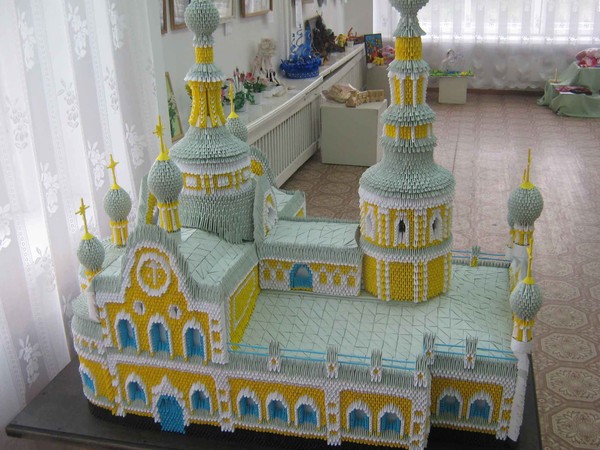 Модульные оригами мастер класс церковь Модульные оригами мастер класс церковь