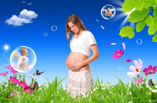 В утробе беременной женщины разговаривают два близнеца: один из них