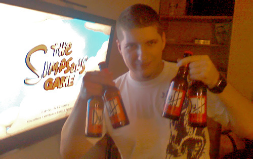Atomix Simpsons Duff Beer Atomix Simpsons Duff Beer