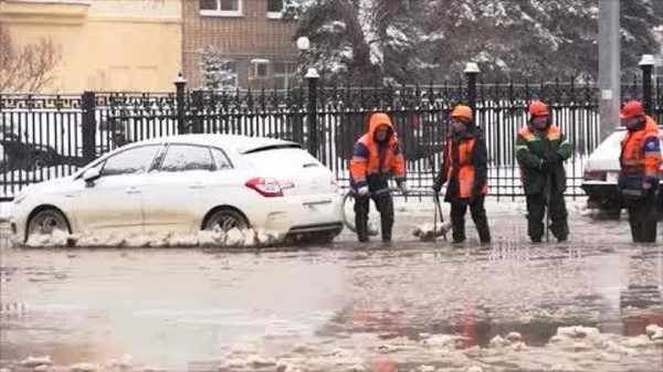 Потоп у станции Метро Сокол. I-124