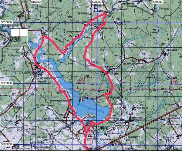 Карта рефтинского водохранилища с названиями