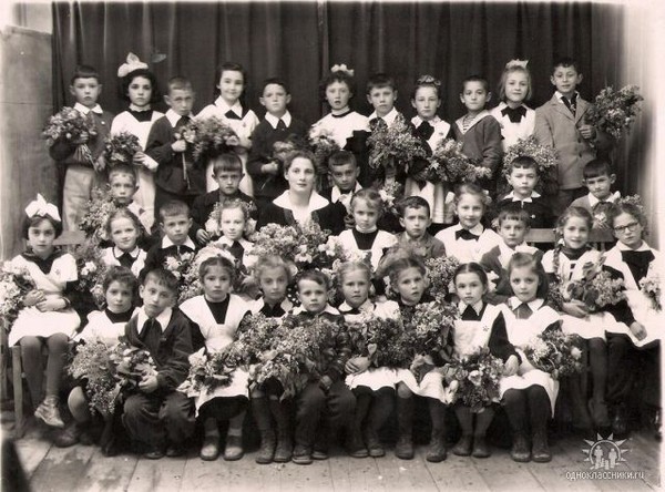 1-Б, школа №2, г.Сороки 1959г.