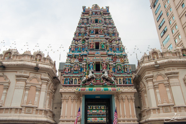 KL, индуистский храм Sri Mahamariamman