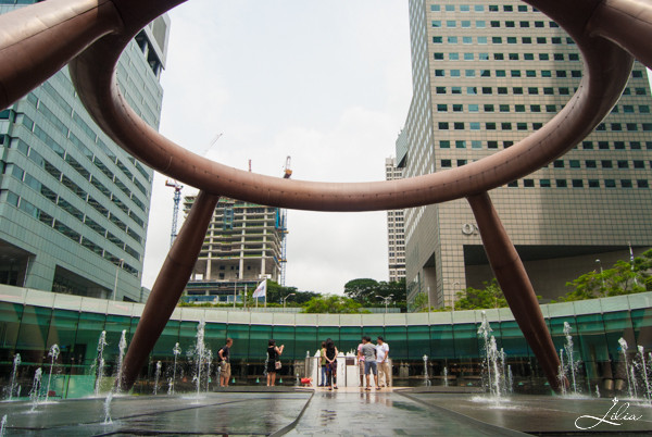 Сингапур, фонтан желаний