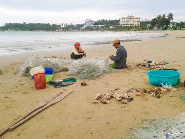 Нячанг: рыбаки на нашем пляже