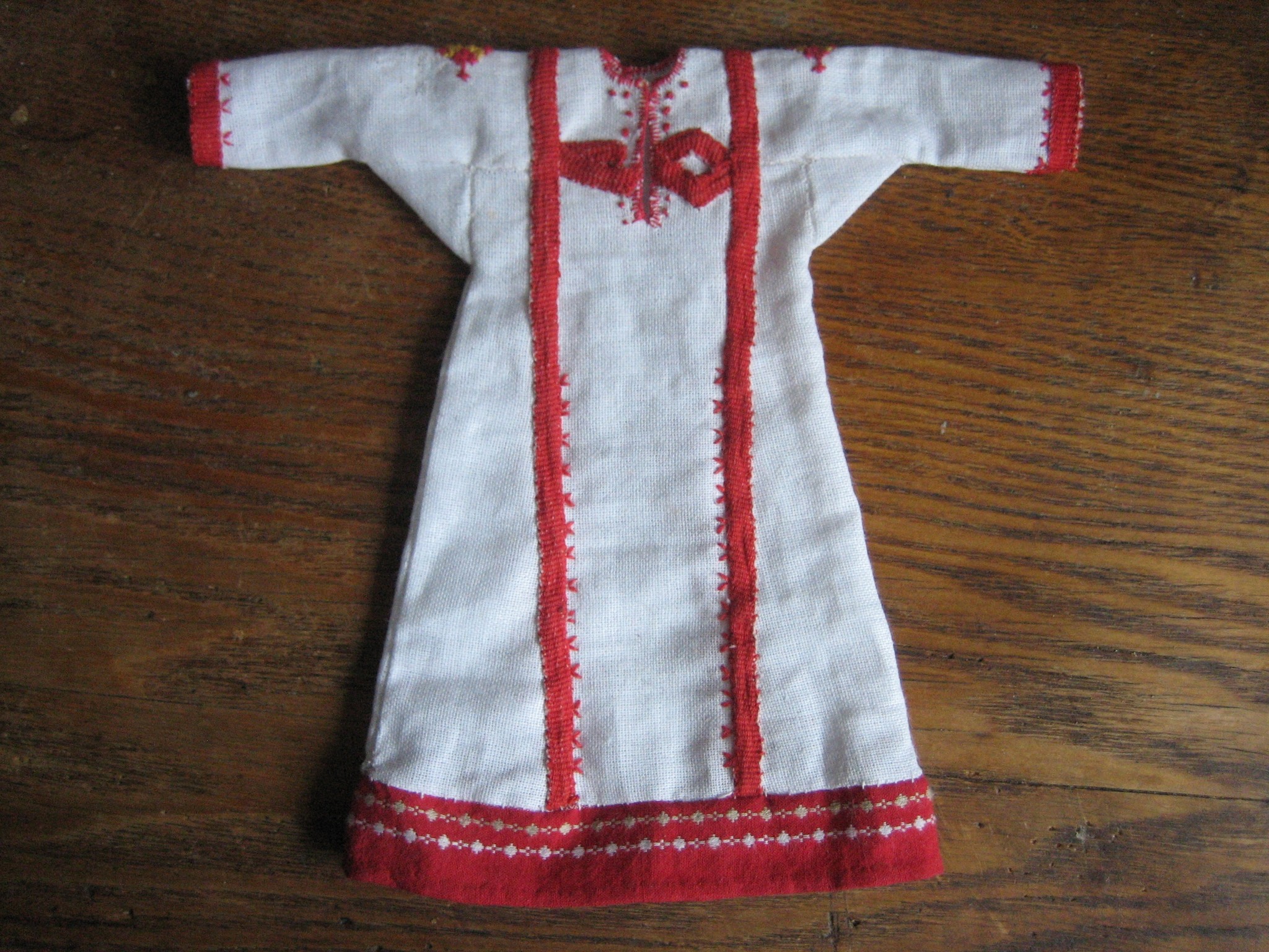 Чувашское платье для куклы