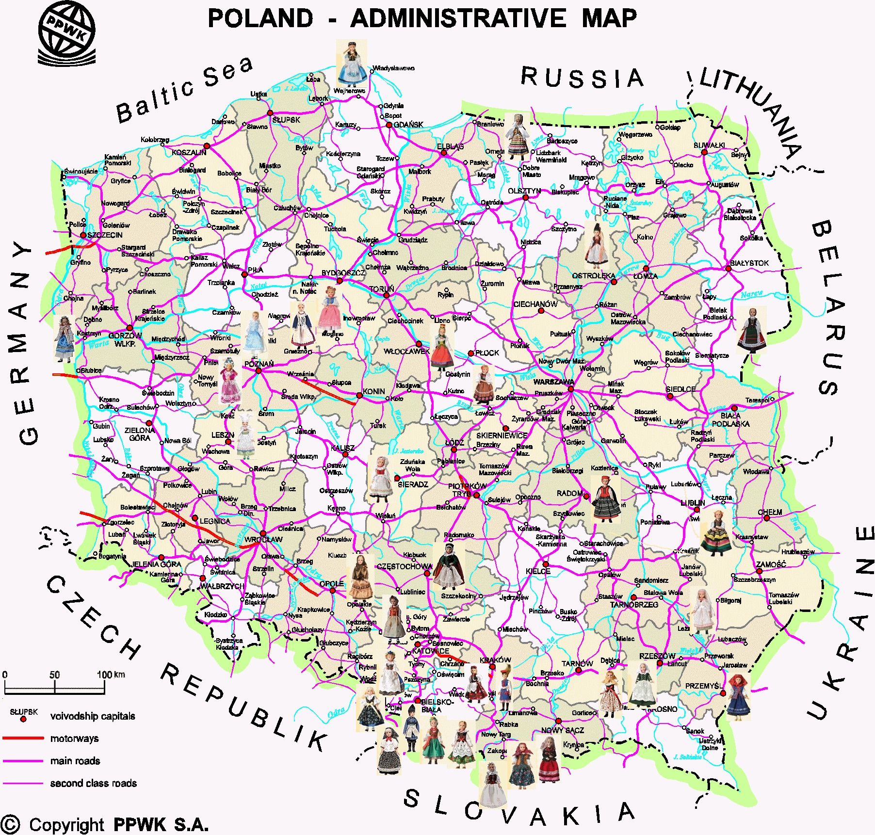 Куклы на карте Польши