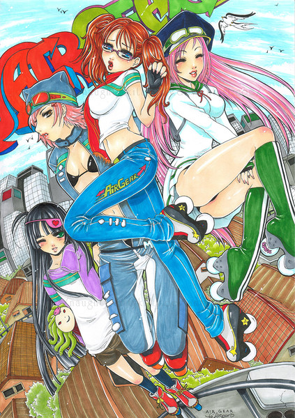 Арты по манге и аниме  - Эйр Гир / Air Gear