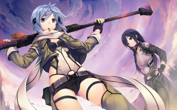 арты - Gun Gale Online (GGO) Sword Art Online (SAO) Кавахара Рэки