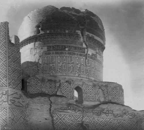 Купол мечети Биби-Ханым в начале ХХ века