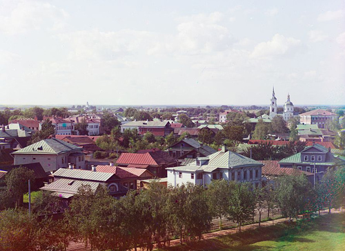 Вид на город в начале XX века (фото С.М. Прокудина-Горского)
