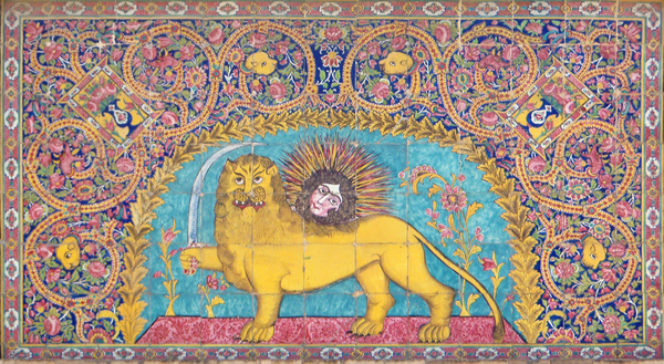 Из серии «Персидские узоры». Мозаика на стене Дома Солнца в Голестане.