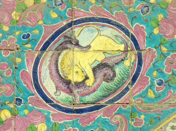 Из серии «Персидские узоры». Мозаика на стене Негар Хане в Голестане.