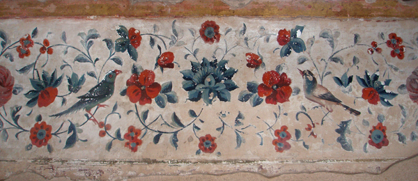 Из серии «Персидские 
узоры». Фрагмент настенной росписи дворца Хашт Бехешт.