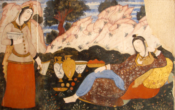 Из серии «Персидские 
узоры». Фреска во дворце Чехель Сотун.