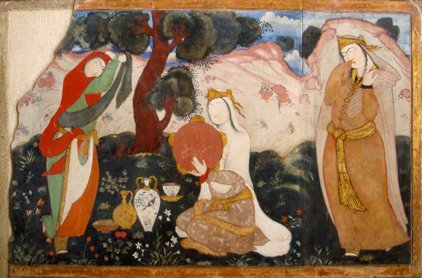Из серии «Персидские 
узоры». Фреска во дворце Чехель Сотун.