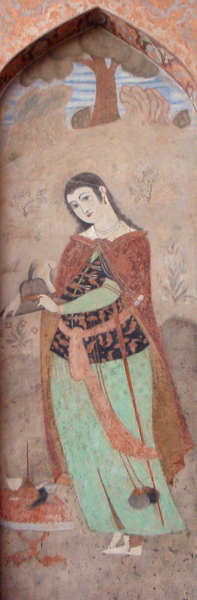 Из серии «Персидские узоры». Фреска на террасе дворца Али Капу.