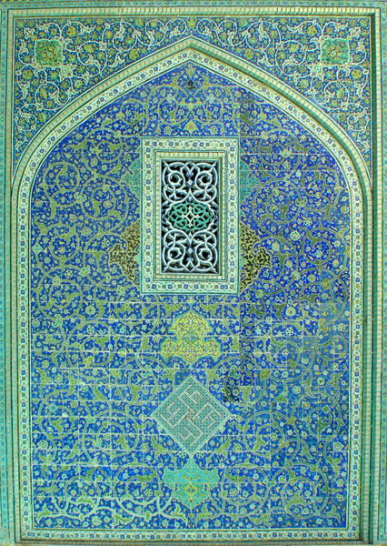Из серии «Персидские узоры». Фрагмент мозаики в мечете Имама (Шаха).