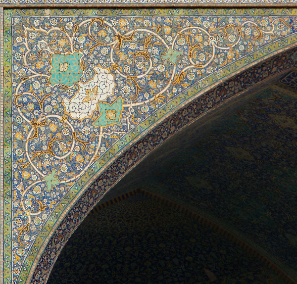 Из серии «Персидские узоры». Фрагмент мозаики на портале мечети Имама (Шаха).