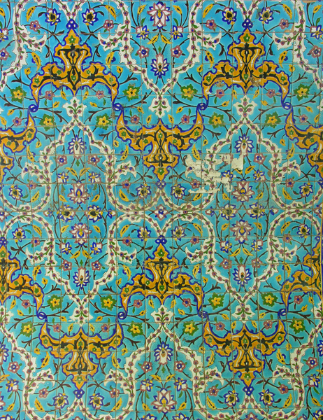 Из серии «Персидские узоры». Мозаика на стене мечети Сейид.