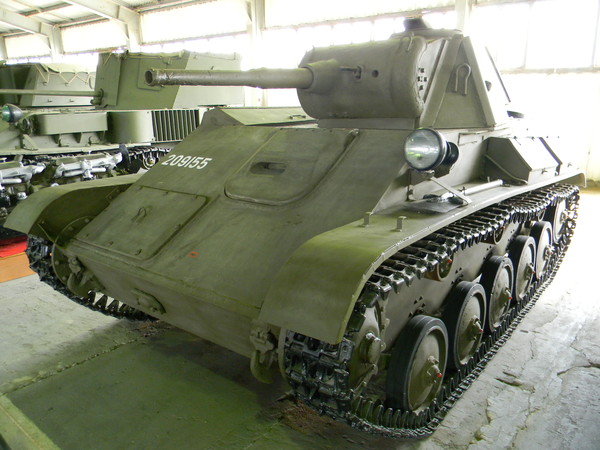 Лёгкий танк Т-70 (Центральный музей бронетанкового вооружения и техники в Кубинке)