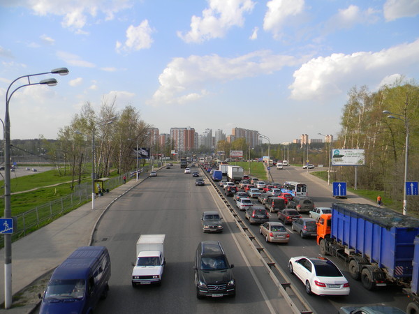 Дмитровское шоссе в районе Северный