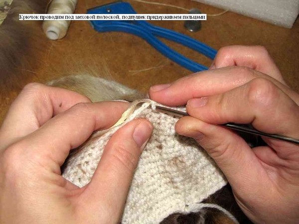 Как вязать из норки своими руками 56