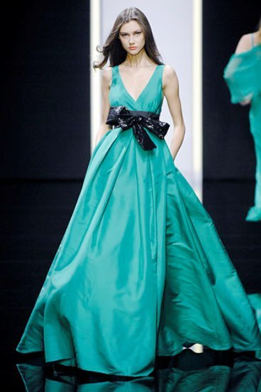 Платья на свадебную вечеринку. Elie Saab нового прибытия зеленый тафта ств Платья на свадебную вечеринку. Elie Saab нового прибытия зеленый тафта ств