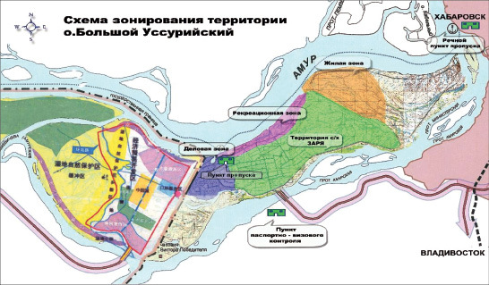 Остров большой уссурийский карта