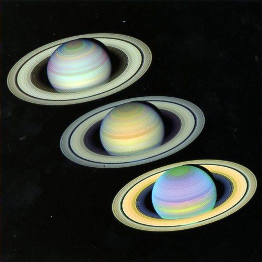 Кольца Сатурна 2003 Фото НАСА