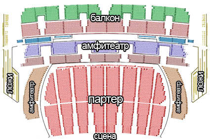 Кремль схема зала
