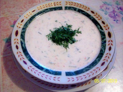 овощной суп со сметаной