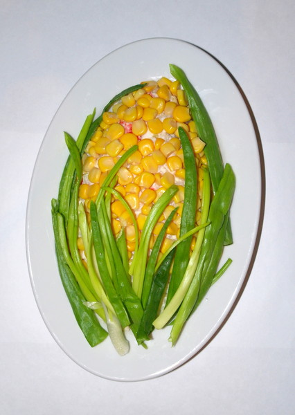 кабовый салат - кукуруза