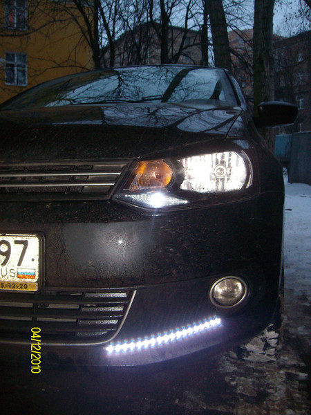 Выбор и замена ламп ближнего света и другой оптики на Volkswagen Polo Sedan, варианты тюнинга