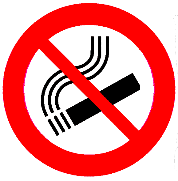 образец таблички курение запрещено