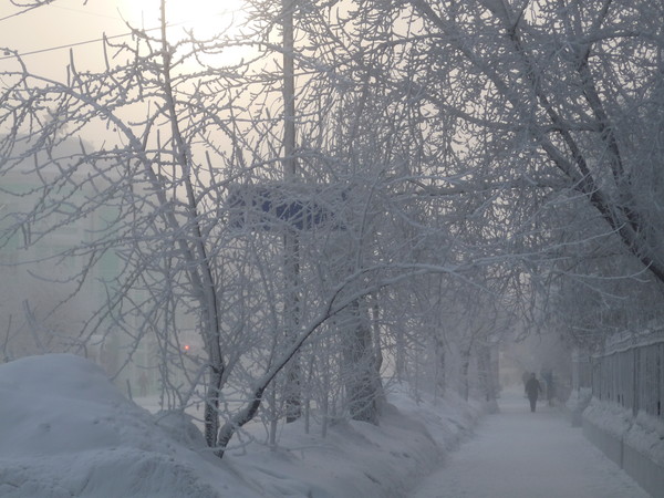 Зимний Красноярск 