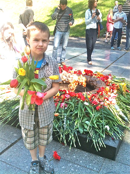 9 мая в Вильнюсе 2013 года.