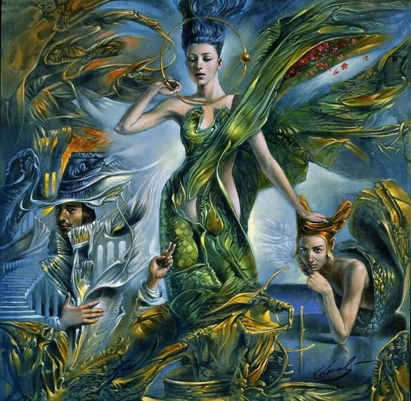 Фантастические картины Michael Cheval...