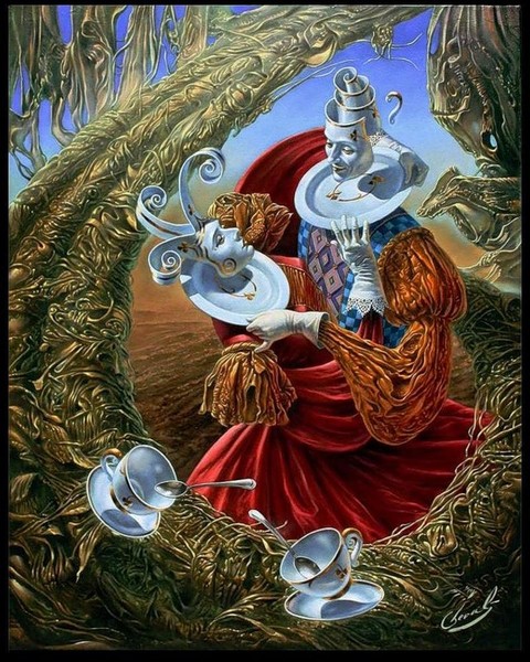 Фантастические картины Michael Cheval...