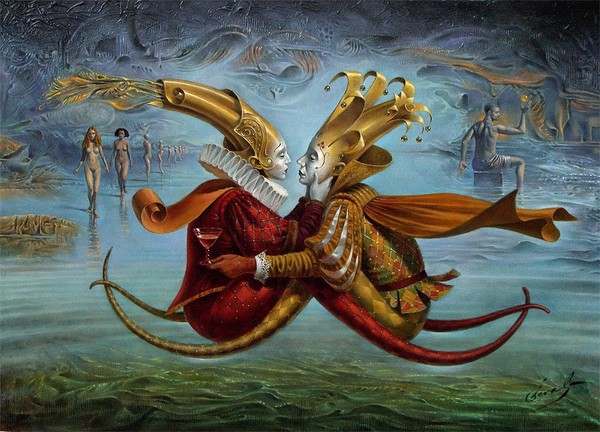 Фантастические картины Michael Cheval...