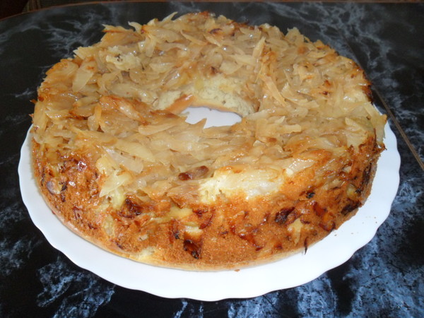 Ленивый пирог с капустой 