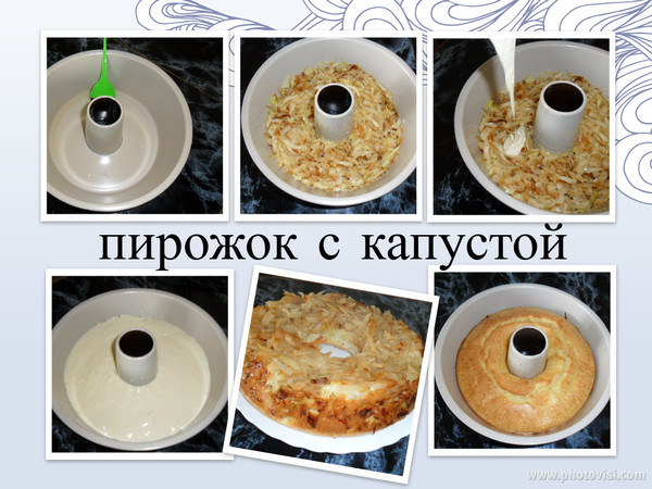 Ленивый пирог с капустой 