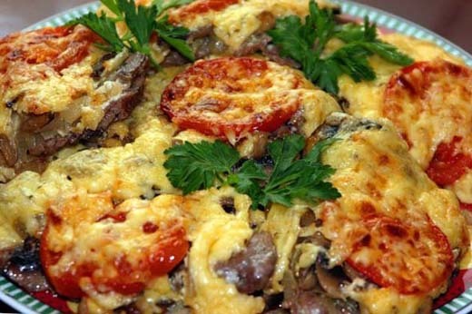 Тушим баклажаны с кабачками в мультиварке