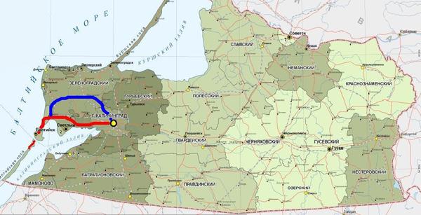 Калининград на карте фото А где же Калининград?!?! - По России на авто